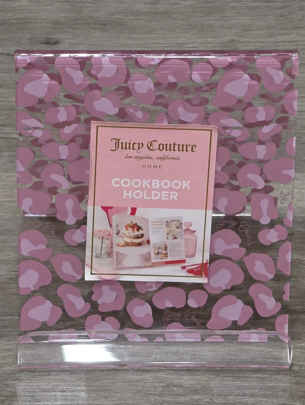 Juicy Couture decorative cookbook